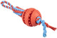 Duvo Plus Playtime Seilspielzeug Rubrop Tugger mit Ball für Hunde 33x8x8cm rot