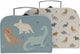 Jollein – Baby-Spielkoffer – Roarsome (2er-Pack)