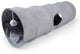 Duvo plus Playtime Spieltunnel schnurrend für Katzen L-80x25x25cm grau