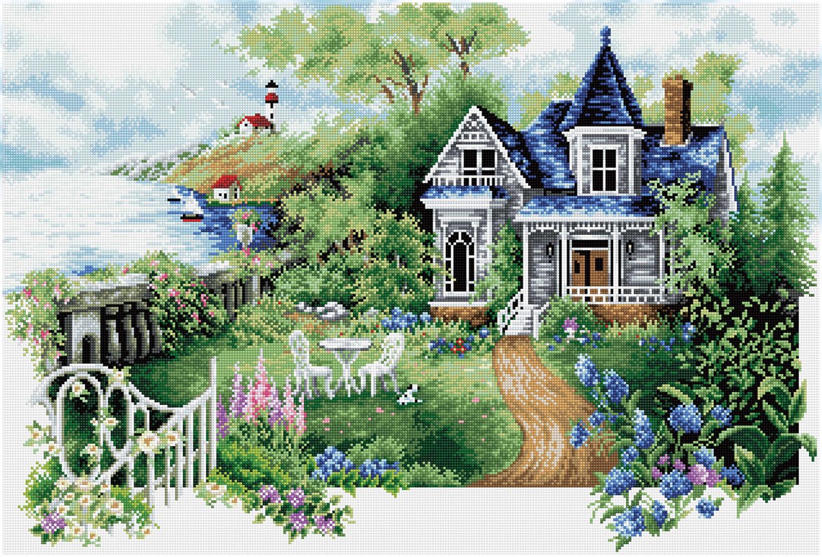 Diamond dotz® Diamond Dotz Diamond Painting Sommerversteck große Landschaft.