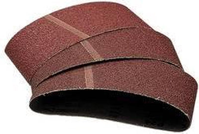 Wolfcraft – Bandschleifpapier 75 x 533 – Körnung 40, 80, 120 – 9 Stück – 1916100
