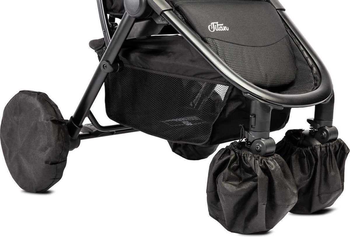 Caretero Radabdeckungen für Kinderwagen – 4 Stück