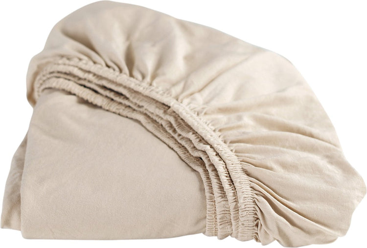 Cinderella - Spannbettlaken - bis 25 cm Matratzenhöhe - Jersey - 140x210 220 cm - Sandfarbe