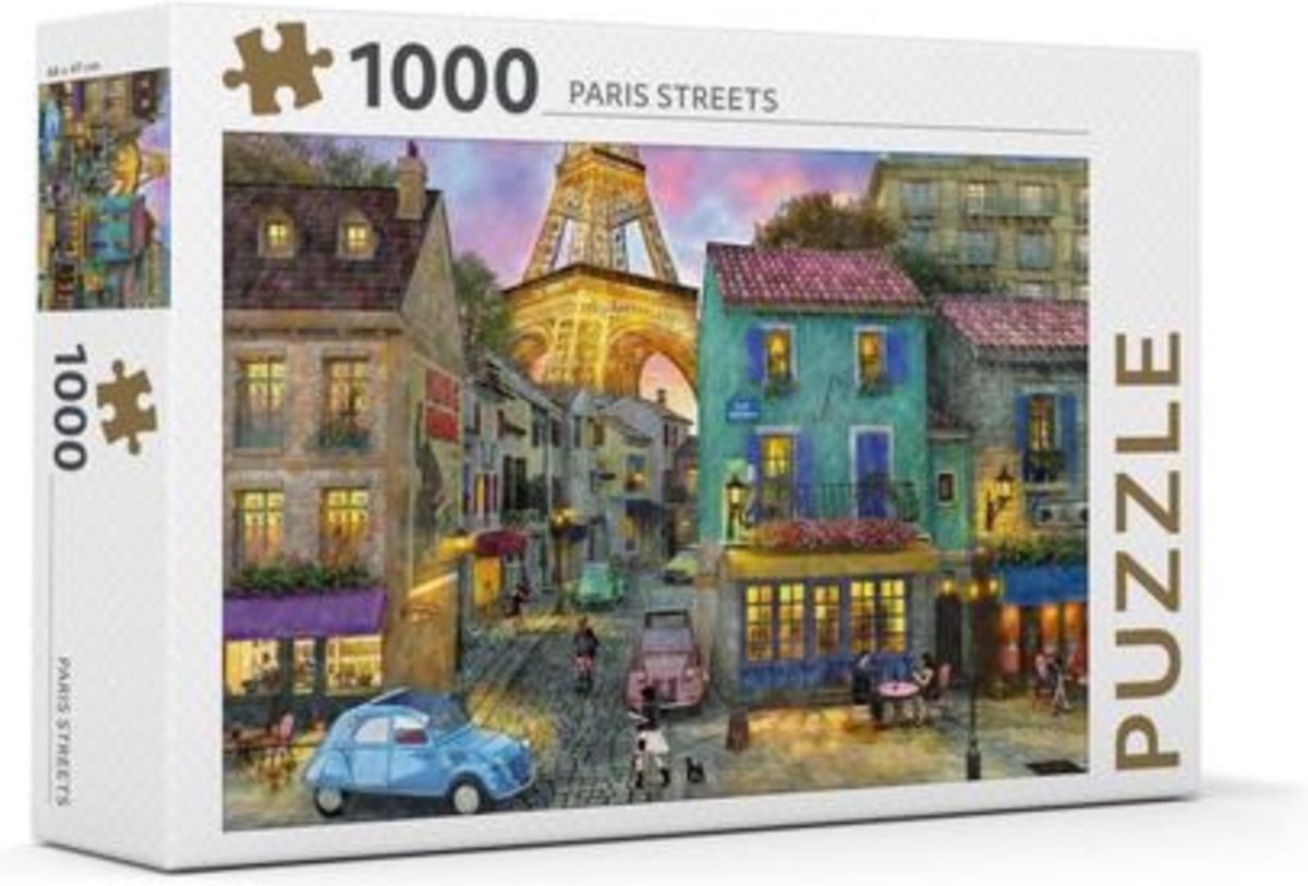 Rebo-Puzzle – Pariser Straßen – 1000 Teile – Premium-Qualität