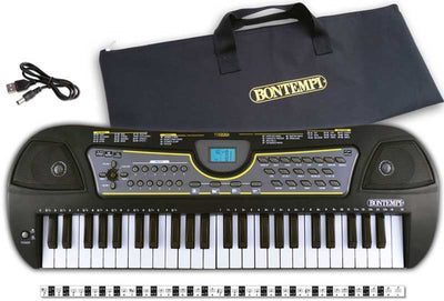 Bontempi spa bontempi - digitale Tastatur - 49 Tasten + Adapter + Tasche