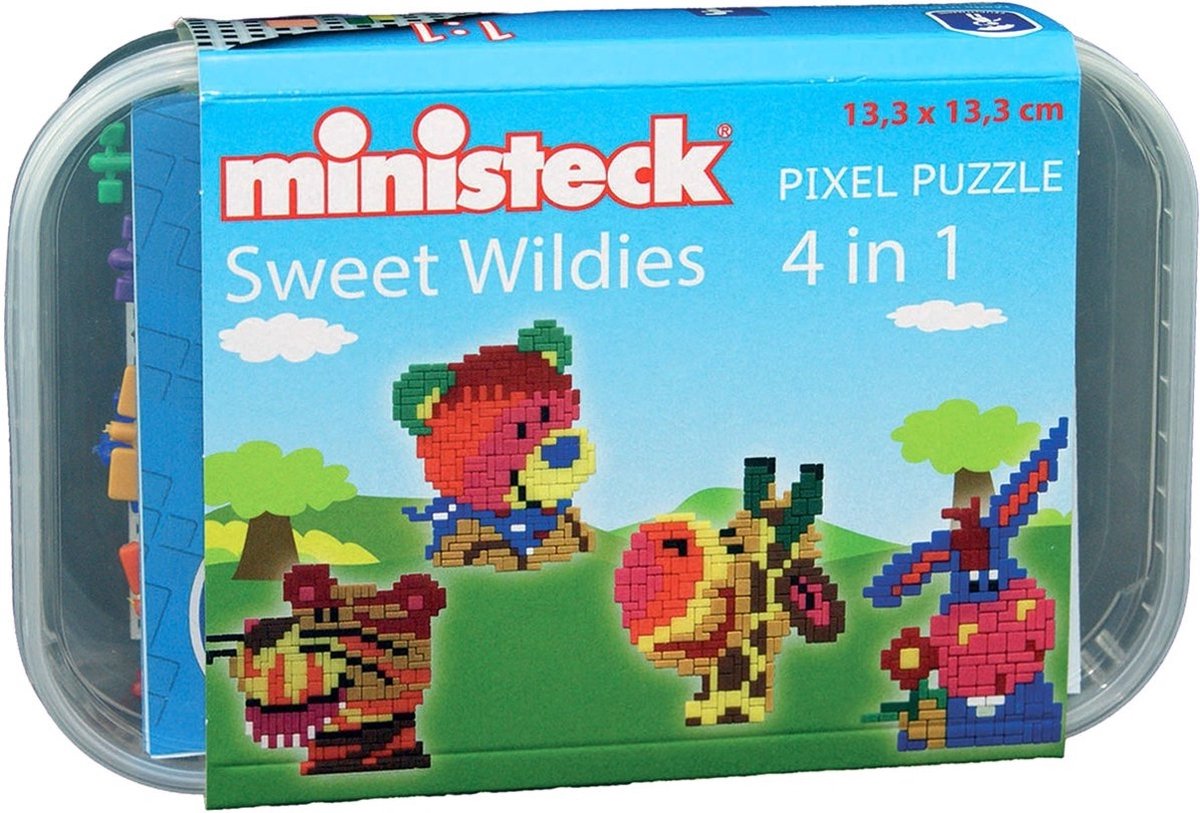 Ministeck Wild Dieren Box, 500st.