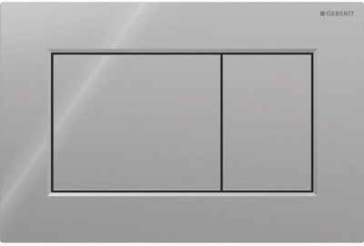 Geberit sigma01 Bedienplatte – 2-Tasten-Spülung – quadratisch – Chrom glänzend