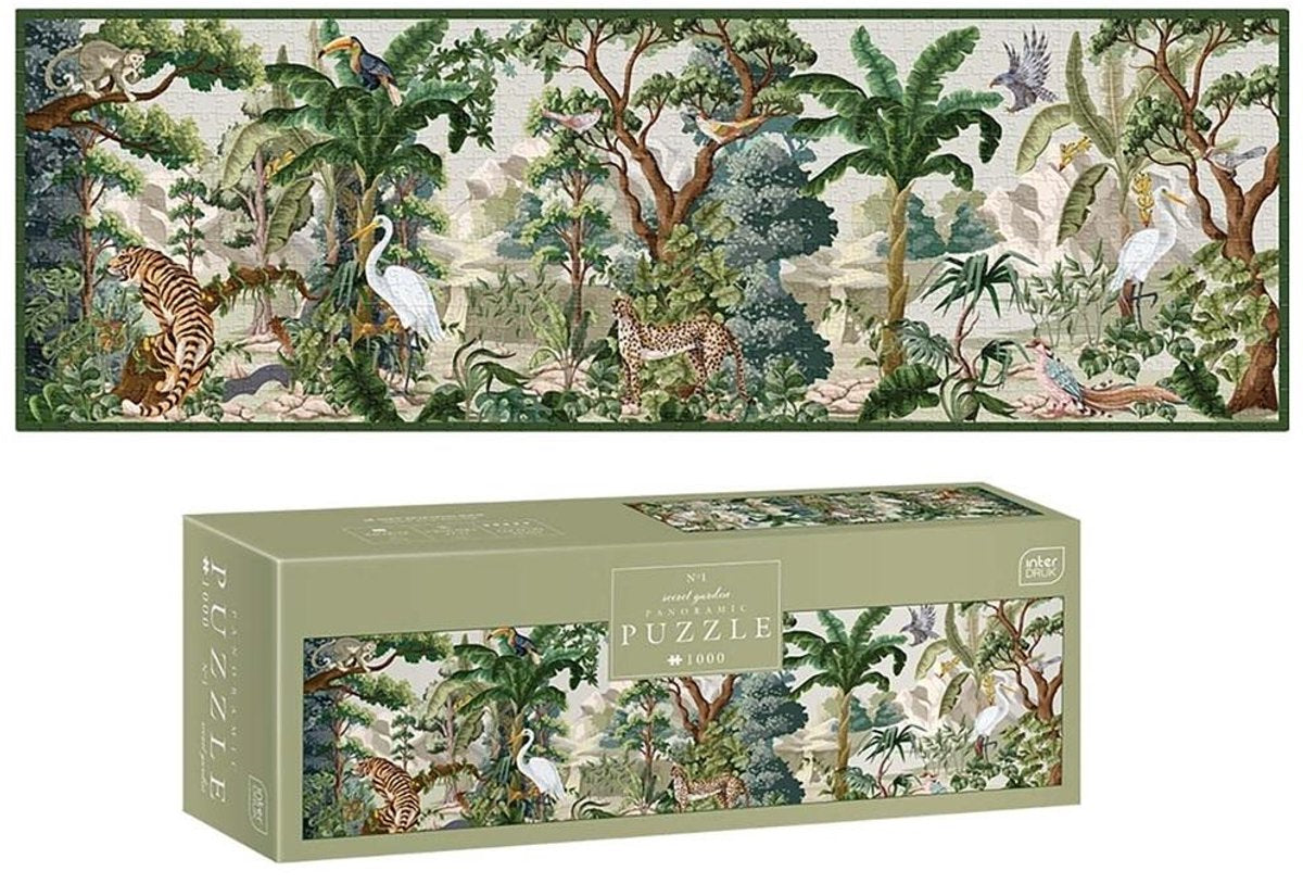 Trefl Puzzle Panorama ZNE 1000 Secret Garden 1
