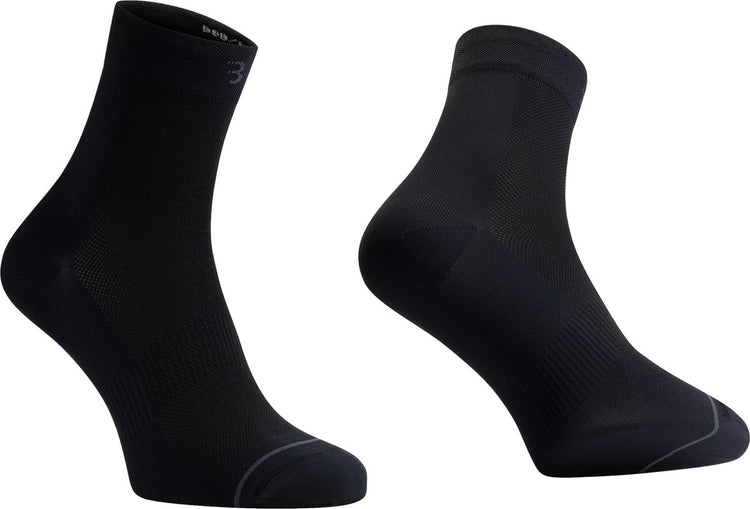 Bbb Cycling Radsocken Schwarz – 3 Paar – Länge: 13 cm – Strapazierfähige Radsocken Sommer – Größe 39 43 – Radsocken Herren und Damen – combifeet bso-20
