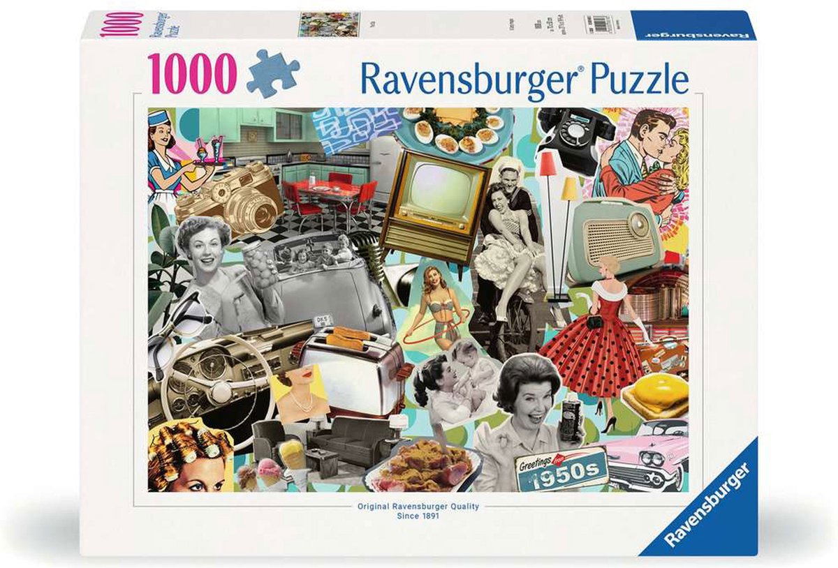 Ravensburger Jigsaw Puzzle Die 50er, 1000st.