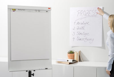 Flipchart-Post-it-Papier, leer, weiß