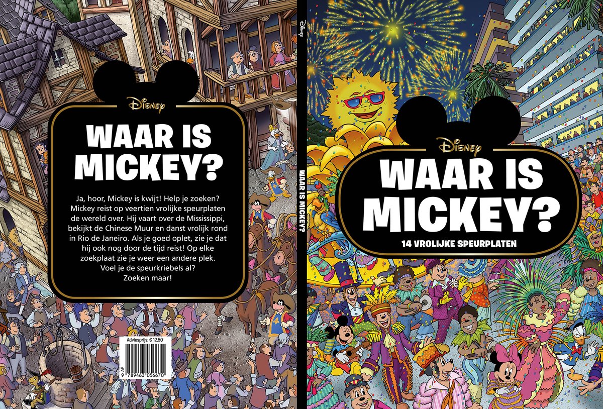 Wo ist Donald Duck? Wo ist Mickey? - Suchbuch Mickey