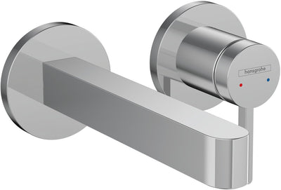 Hansgrohe finoris – Einbau-Waschtischmischer – Einhebelbedienung – mit Ablassschraube – 168 mm – Chrom