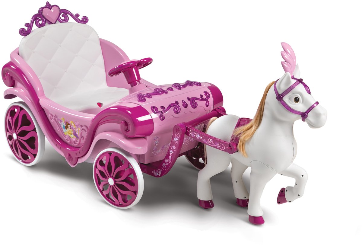 Disney Princess Disney Princess Pferd mit Kutsche – elektrisches Aufsitzfahrzeug