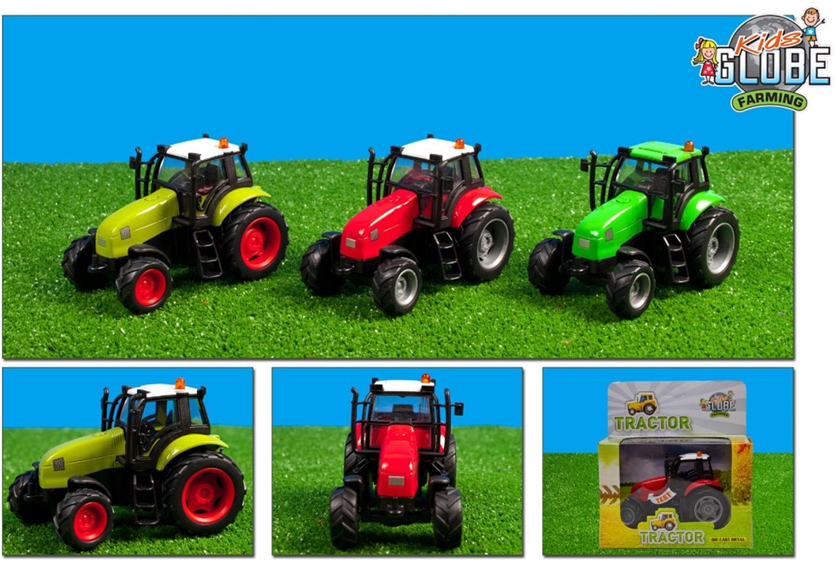 Kids Globe Traktor mit Licht und Klang, 1:32