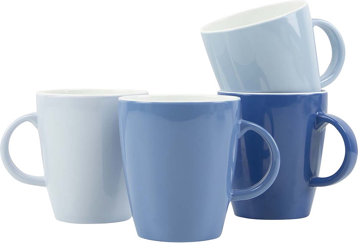 Gimex - Farblinie - Becher - Himmel - 380 ml - 4 Stück