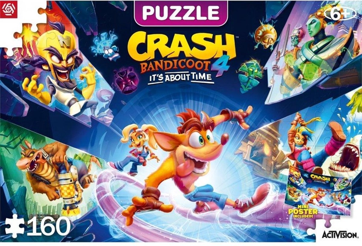 Gute Beute Crash Bandicoot 4: Es ist an der Zeit Puzzle (160 Teile)