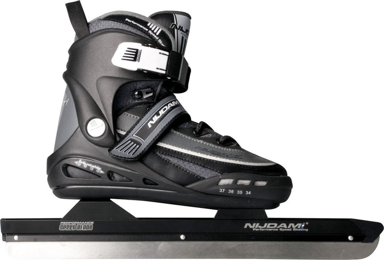 Nijdam Speedskates verstellbar – Aluminiumrohr – grau – Größe 38–41