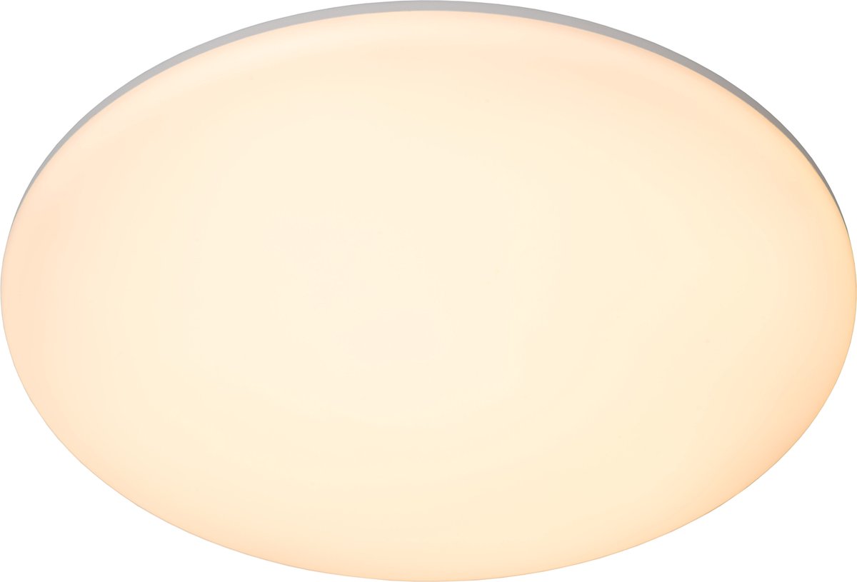 Lucide Olson - Deckenleuchte (Deckenleuchte) Badezimmer - ø 35 cm - LED - CCT - 1x36W 3000K 6500K - IP44 - Opal