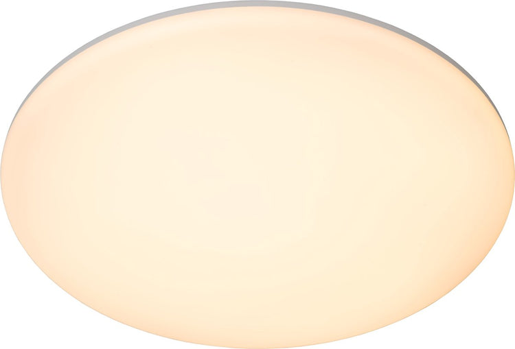 Lucide Olson - Deckenleuchte (Deckenleuchte) Badezimmer - ø 35 cm - LED - CCT - 1x36W 3000K 6500K - IP44 - Opal
