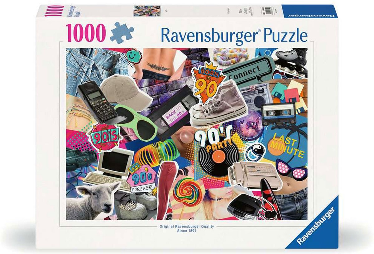 Ravensburger Jigsaw Puzzle Die 90er, 1000st.