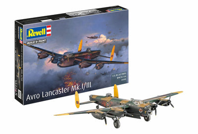 Revell Modellbausatz Militärfahrzeuge – 04300 Avro Lancaster Mk.i III Kunststoff – 1:72 – Modellbau