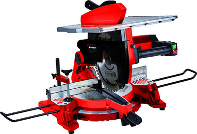 Einhell Elektro-Kapp-Gehrungssäge mit Tischplatte TC-MS 3017 T – 1600 W – ø305 mm – maximale Schnittbreite: 170 mm – schwenkbarer Sägekopf: 45° – inkl. Sägeblatt mit 40 Zähnen