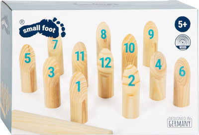 Kleiner Fußholz mit Liedern, die Spiel in Tasche werfen, 13dlg.
