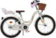 Volare Blossom Children's Bicycle Girls 18 Zoll weiße zwei Handbremsen