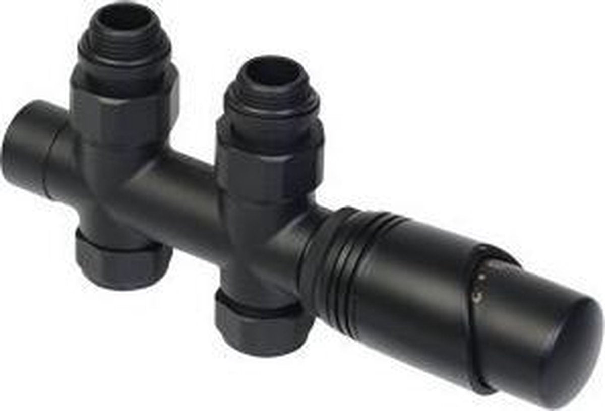 Zange Como Design - Unterklotz gerade eingestellt - inkl. Kupplung – 15 und 16 mm – mattschwarz
