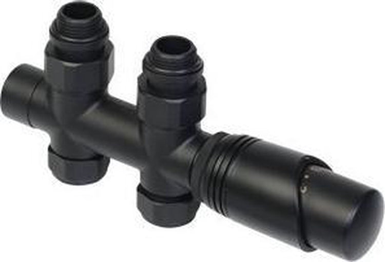 Zange Como Design - Unterklotz gerade eingestellt - inkl. Kupplung – 15 und 16 mm – mattschwarz