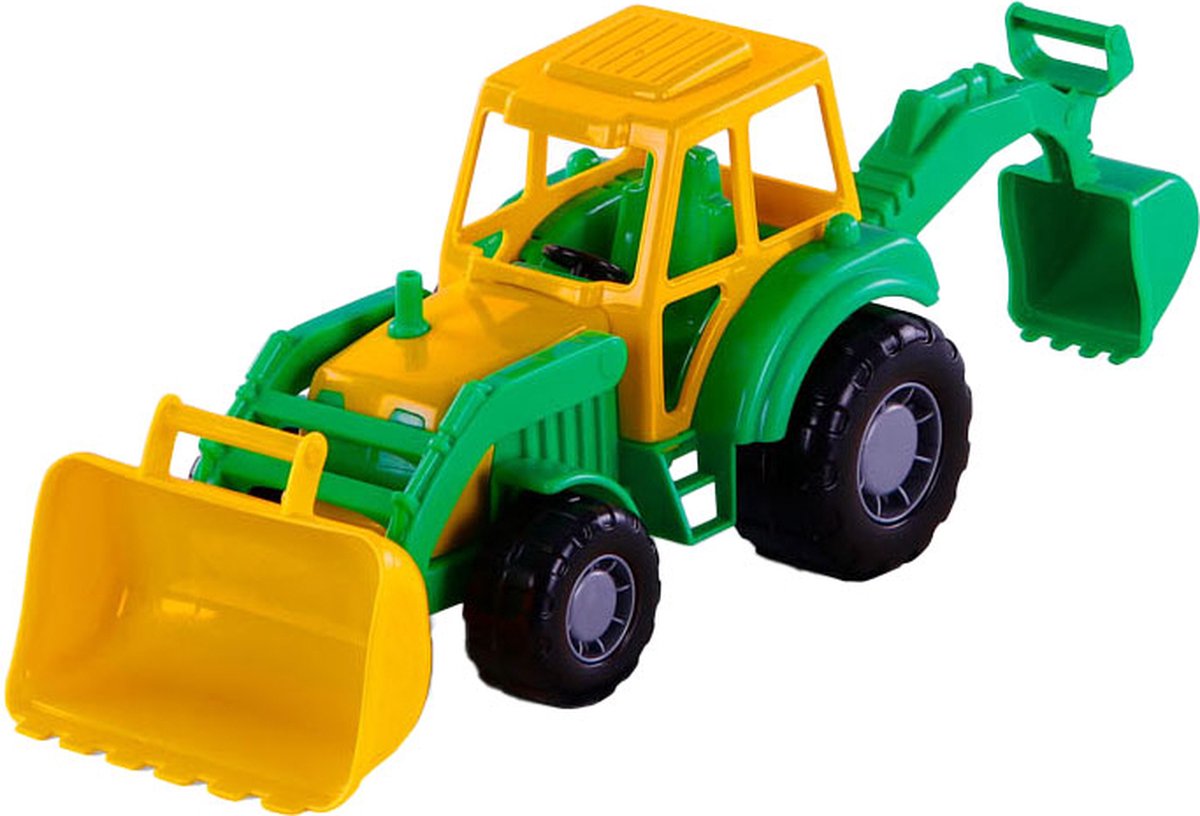 Cavallino Toys Cavallino Junior -Bagger -Traktorgrün