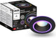 Calex Halo Smart Einbaustrahler – Smart Downlight – RGB und warmweißes Licht – Schwarz