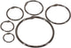 Bronyl gebrochene Ringe Durchmesser 19 mm | Karton mit 100 Stück