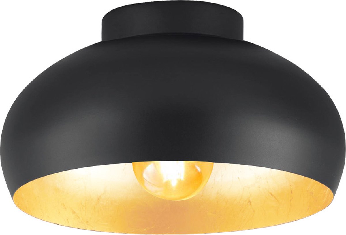 Eglo Mogano 2 Deckenleuchte - e27 - ø28 cm - Schwarz|Blattgold