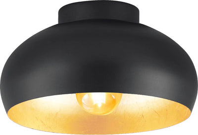 Eglo Mogano 2 Deckenleuchte - e27 - ø28 cm - Schwarz|Blattgold