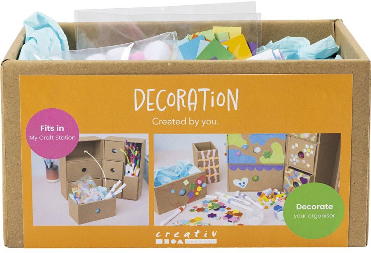 Creativ Company My Craft Station Dekoration, verschiedene Farben, 1 Box