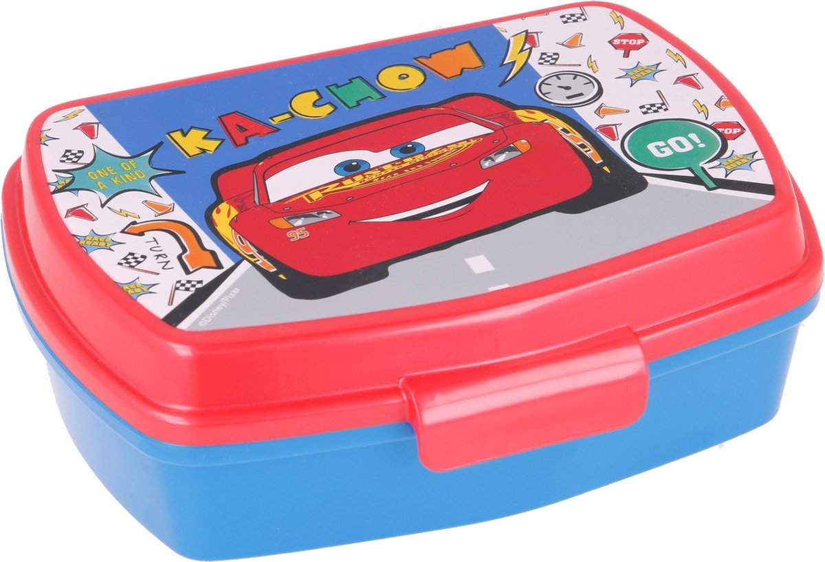 Disney Lunchbox Autos 3 Junior 17 x 14 cm blau rot