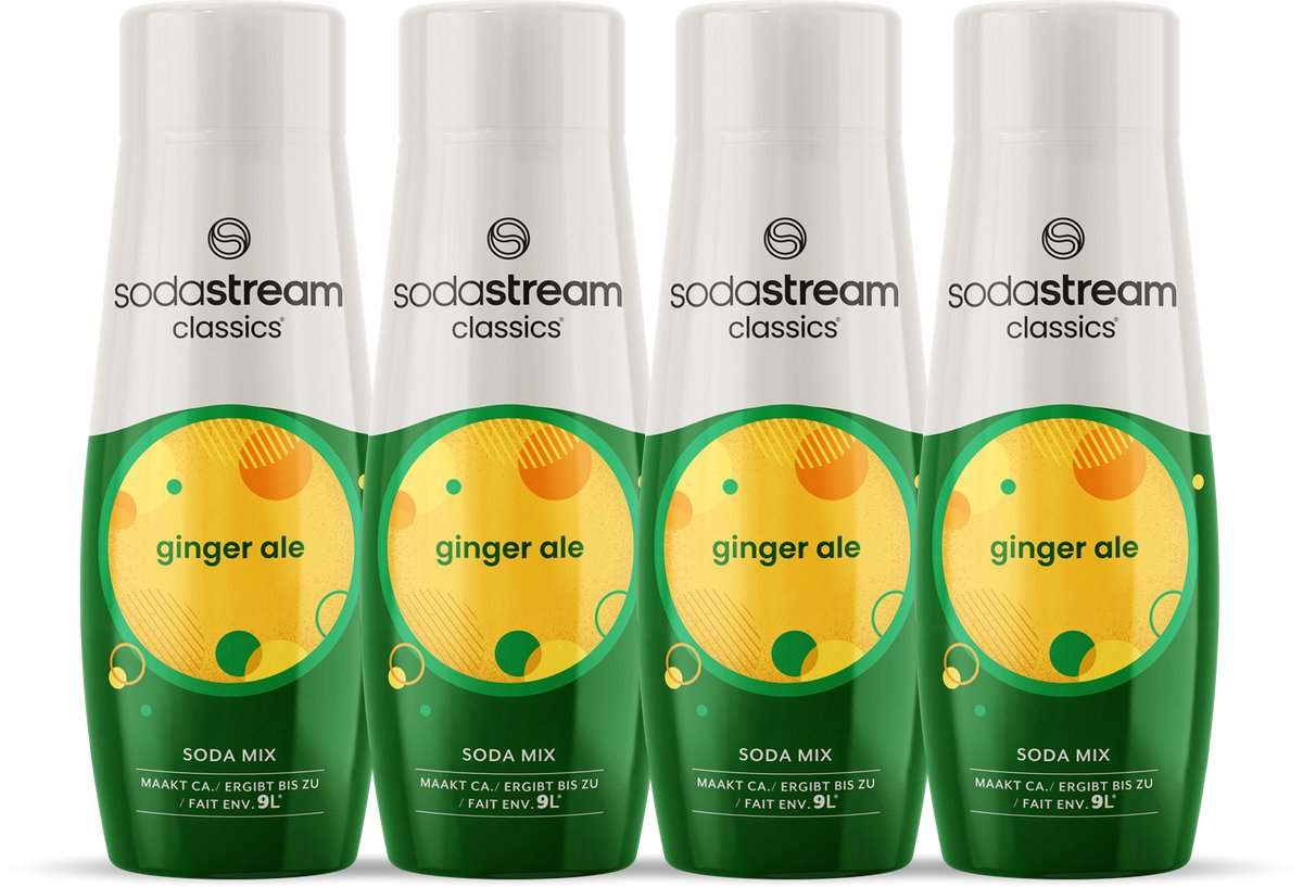 Sodastream Ginger Ale Sirup - 4er Pack