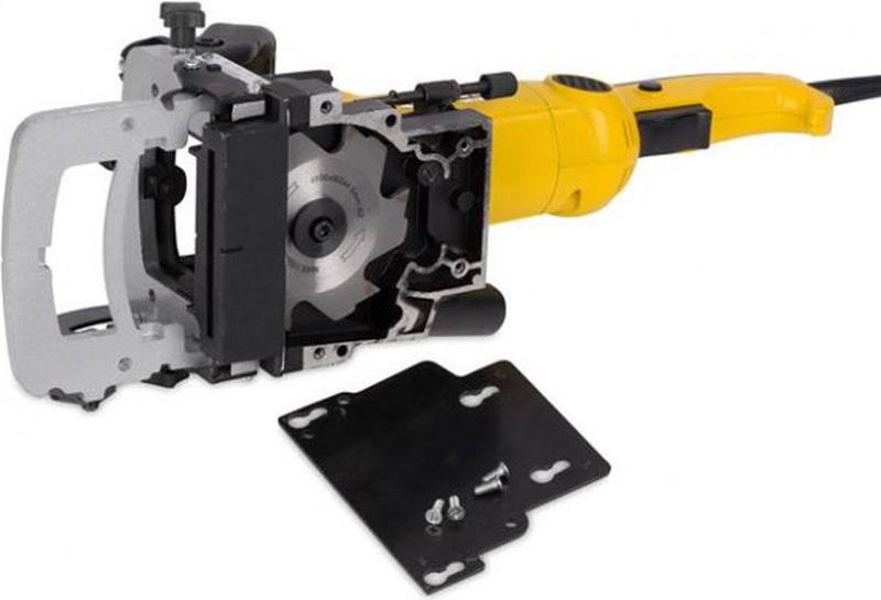 Powerplus elektrischer Lamellenfräser powx1310 – elektrischer Dübelschneider 900 W – Holzbearbeitungswerkzeuge – mit 1 Zubehör.