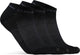 Craft Active Shaftless Sock 3er-Pack Unisex-Sportsocken – Schwarz