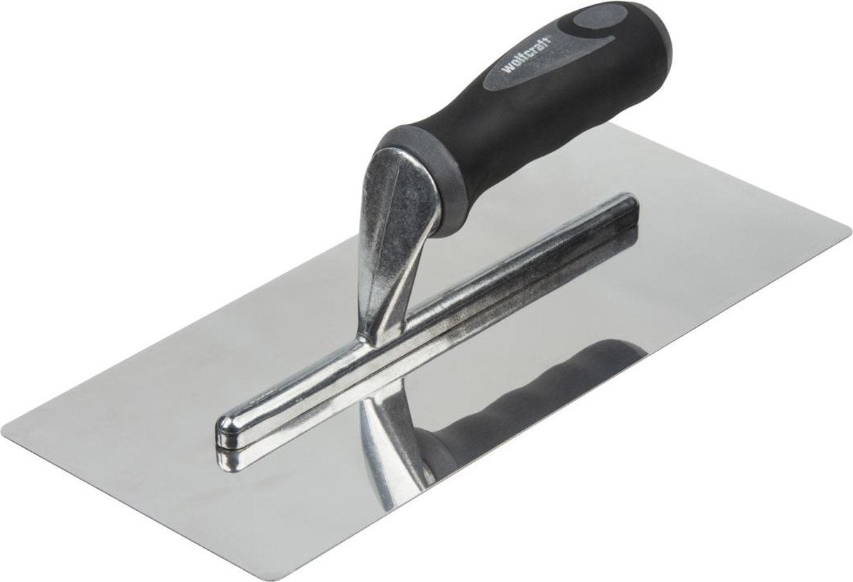 Wolfcraft - Edelstahlkelle - 300 x 130 mm - Putzkelle - 4043000