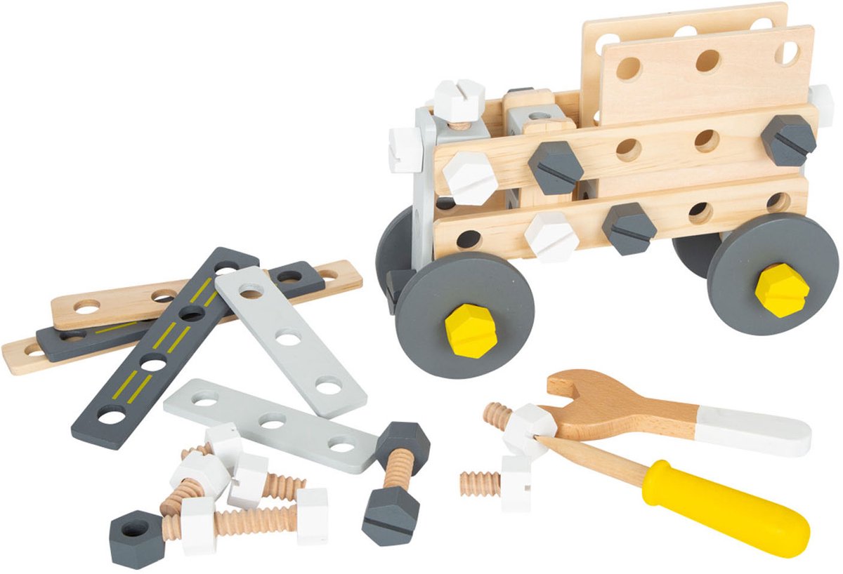 Kleiner Fuß Holzbau Set Miniwob, 67dlg.