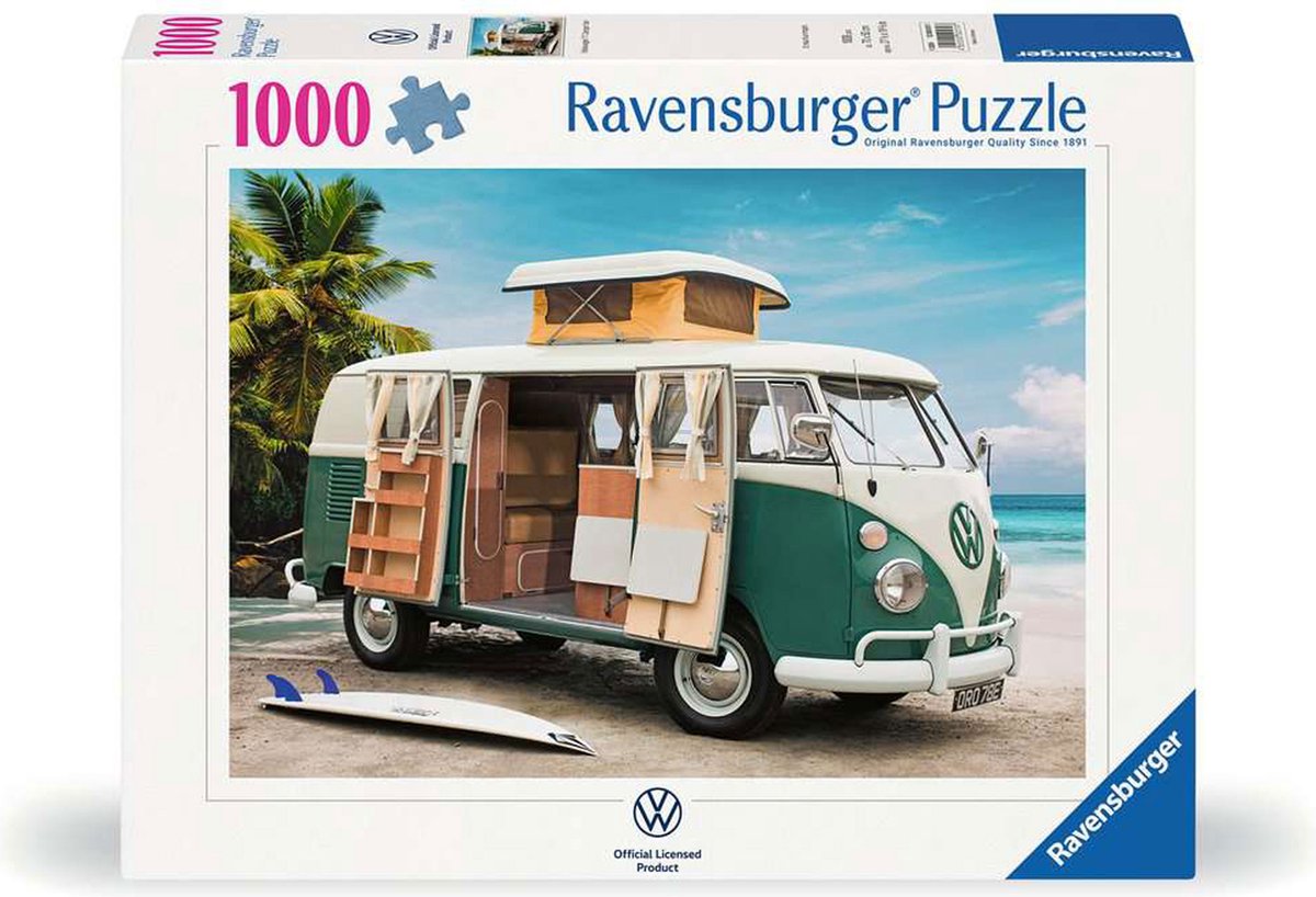 LINE Puzzle Volkswagen T1 Camper Van, 1000st.