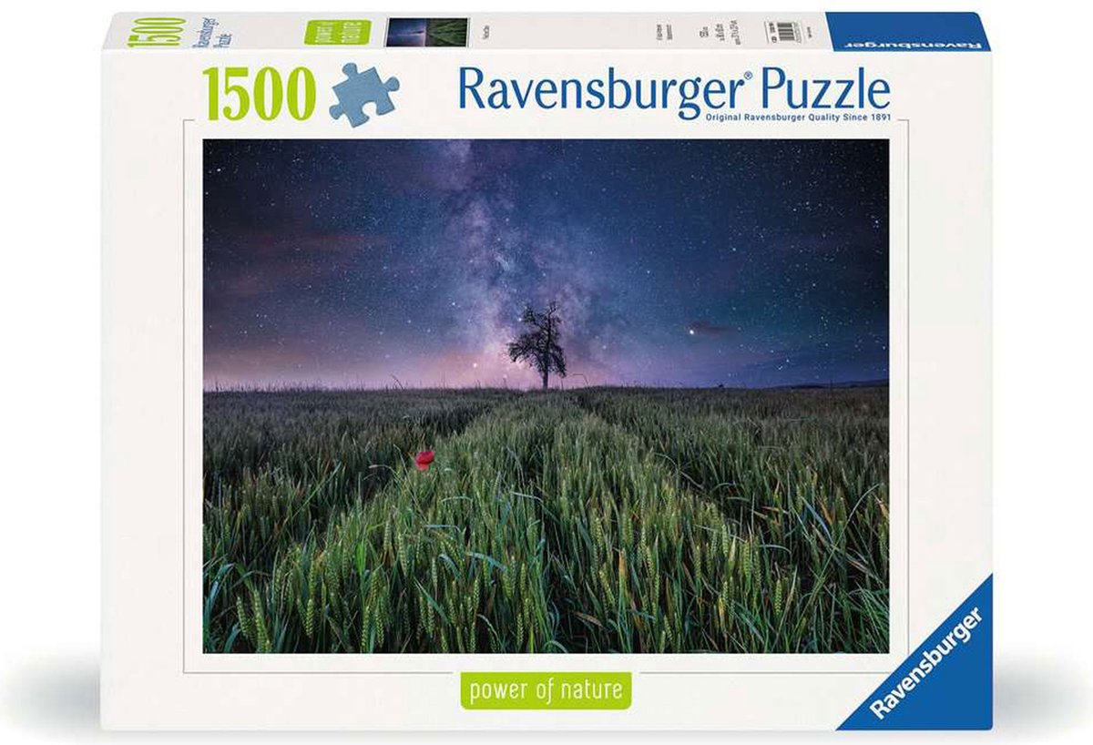 Ravensburger Jigsaw Puzzle Night Him.ber Dem Kornfeld, 1500st.