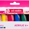 TALENS Art Creation Acrylfarben Set Primär, 6x12ml