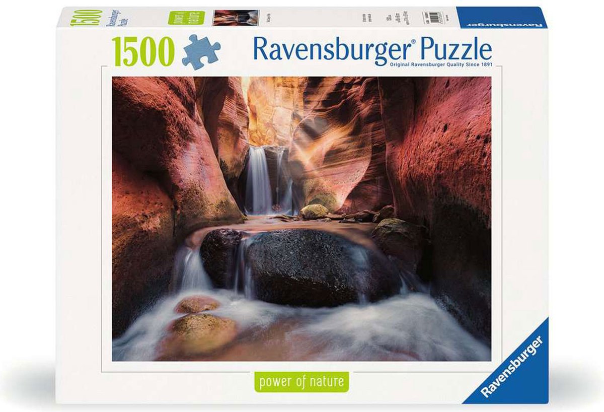 Ravensburger Jigsaw Puzzle der Wasserfall im Red Canyon, 1500st.
