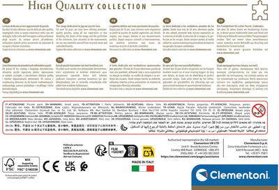 Clementoni-Puzzle „Blaue Straße von Chefchaouen“ – Puzzle 500 Teile Marokko – hochwertiges Sammelpuzzle – kompakte Box – Puzzles für Erwachsene