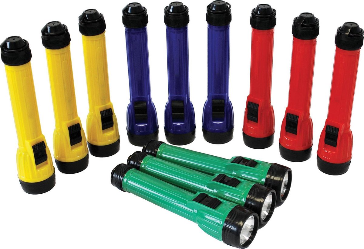 Tickit LED-Taschenlampen-Spielzeugset – 12-teilig – bunt.
