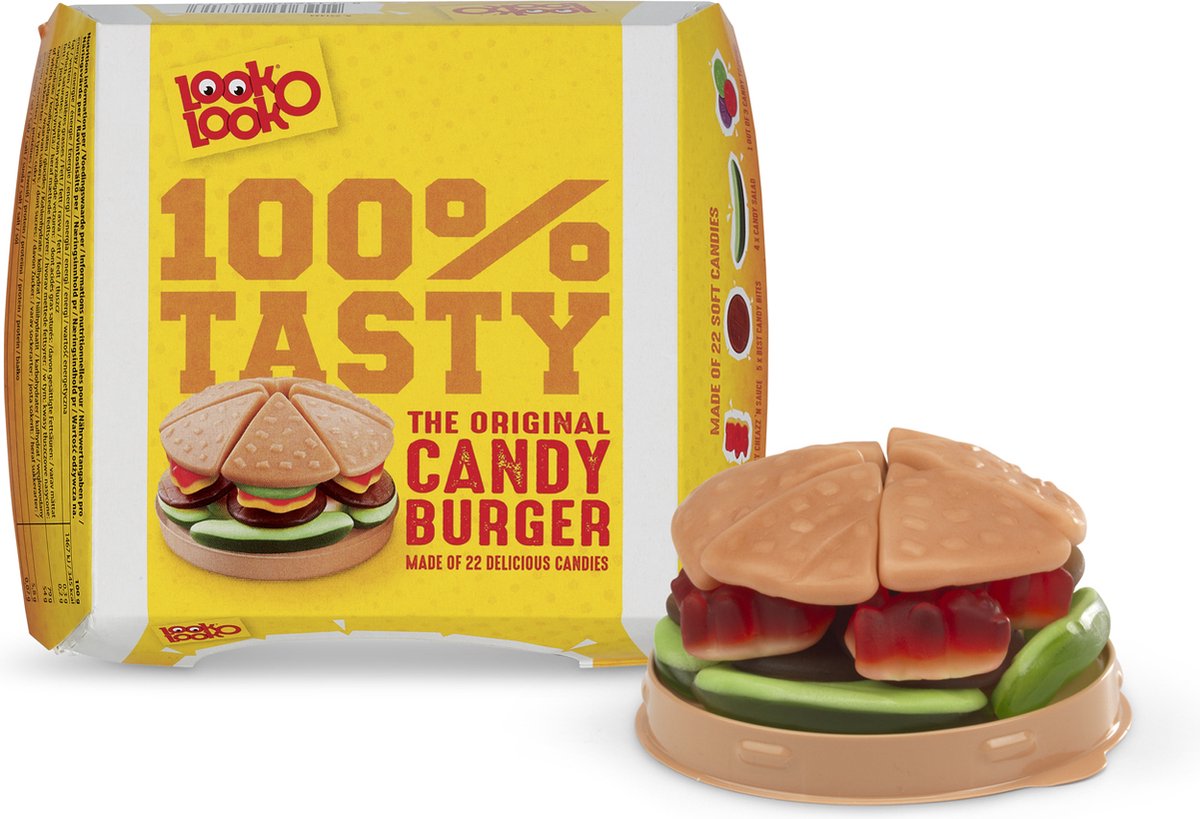 Look-o-look Look-o-look Burger - Süßigkeiten - Geschenk - 1x130gr
